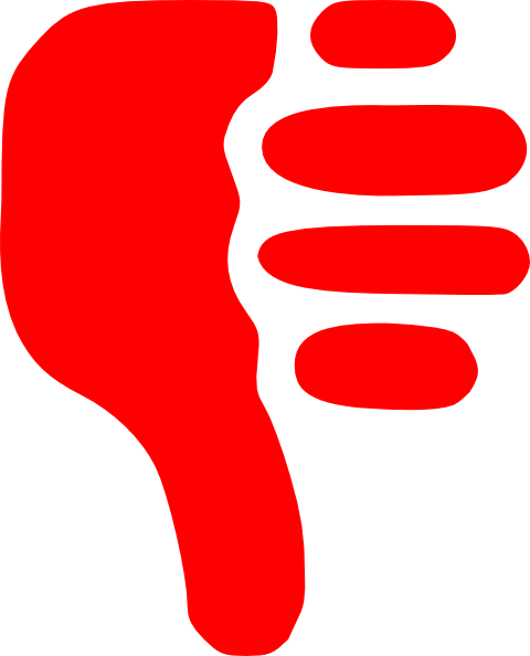 Thumb Down Cartoon - ClipArt Best