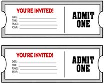 Young women in excellence | Ticket Template, Ticket Invi…