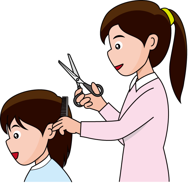 Short Haircut Clipart