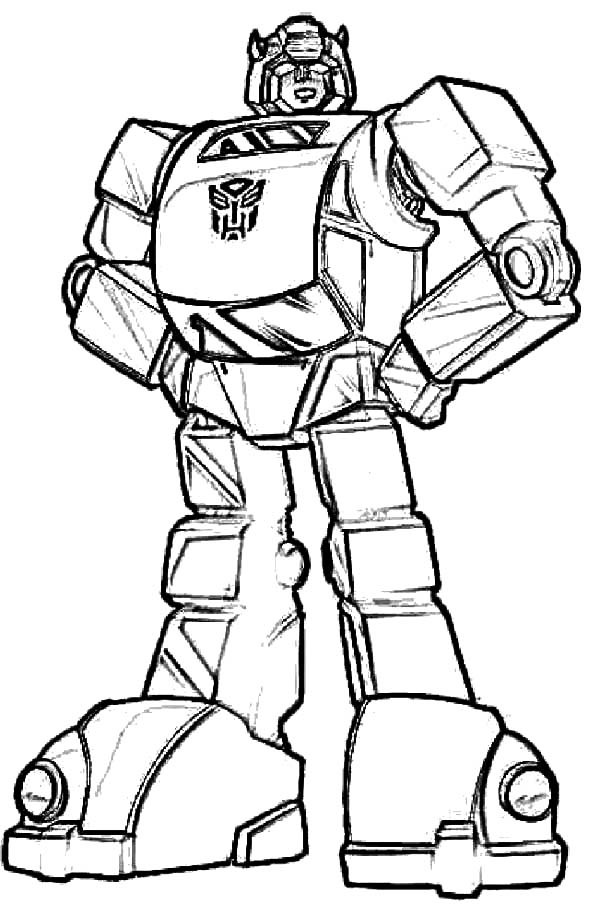 Bumblebee Transformer Coloring Page #19809
