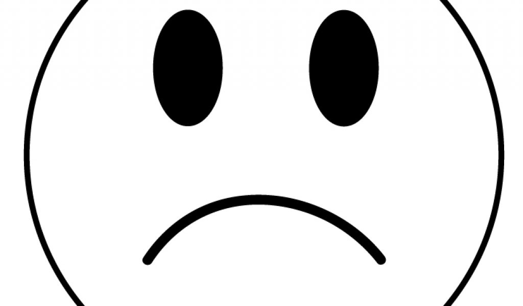 Frowny face clipart