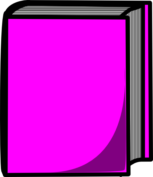 Pink Book Clip Art - vector clip art online, royalty ...
