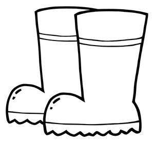 Cowboy Boots Clipart Black And White - Free ...
