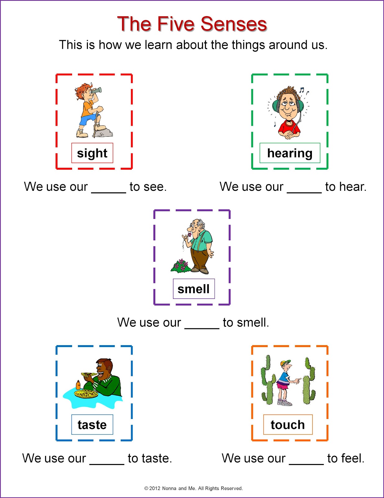 ... Clipart 5 Senses Her five senses she should ...