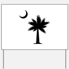 South Carolina Palmetto Tree Crescent Moon Yard Signs | Custom ...
