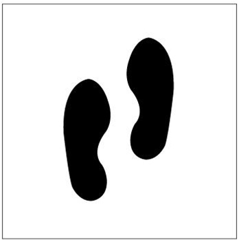 Footprint Stencil - ClipArt Best