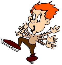 Ice skating pictures clip art