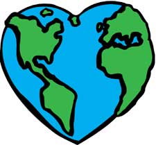 Earth Heart Clipart - ClipArt Best