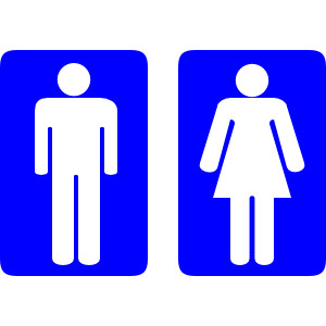 Clipart toilet signs