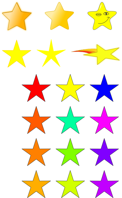 Star Clip Art | A1SITES