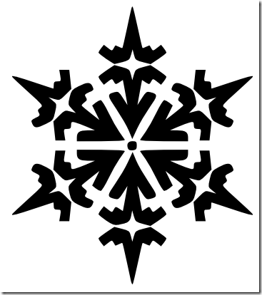 Snowflake Clipart Black And White - Free Clipart ...