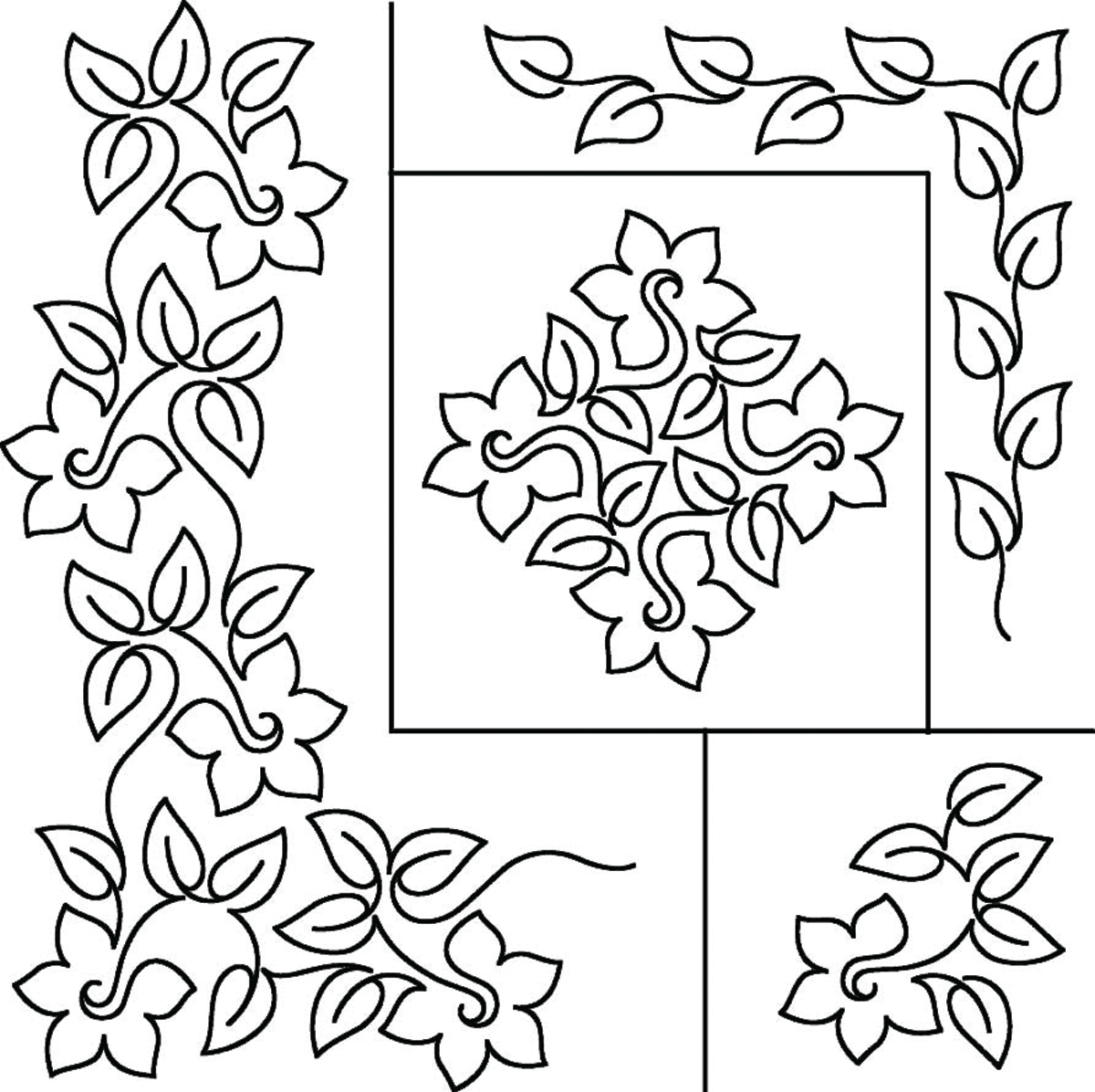 Quilt Stencils By Patricia Ritter-Daffodil 17"