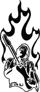 Cheap Jimi Hendrix Stickers Rub-On | Hottest Jimi Hendrix Merch