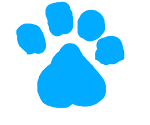 Blues Clues Paw Print - ClipArt Best