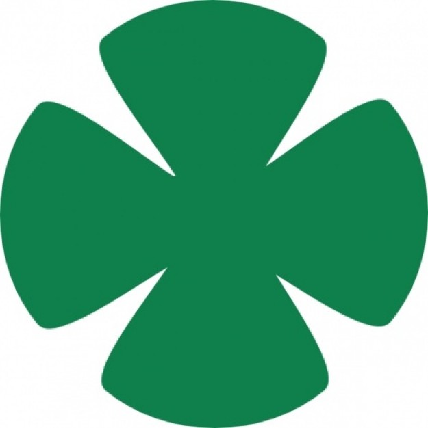 Rose Green Four Petals clip art | Download free Vector