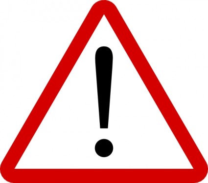 Yellow warning signs 01 vector Free Vector