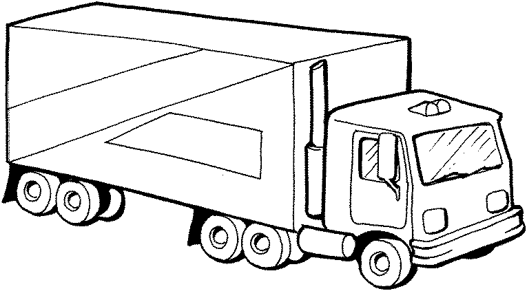 Truck Outline - ClipArt Best