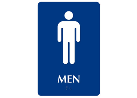 ADA Unisex Symbol w/ Handicap and Restroom - Exit Sign Warehouse