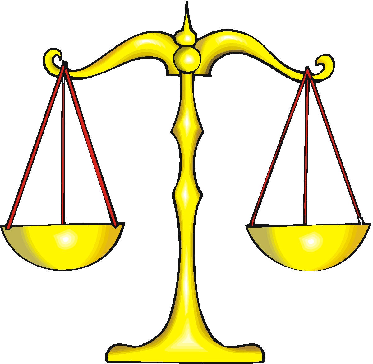 Science balance clipart