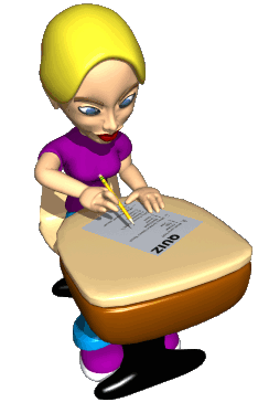 Taking Tests Animated Clipart