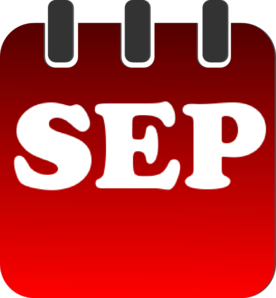 September Calendar Clipart