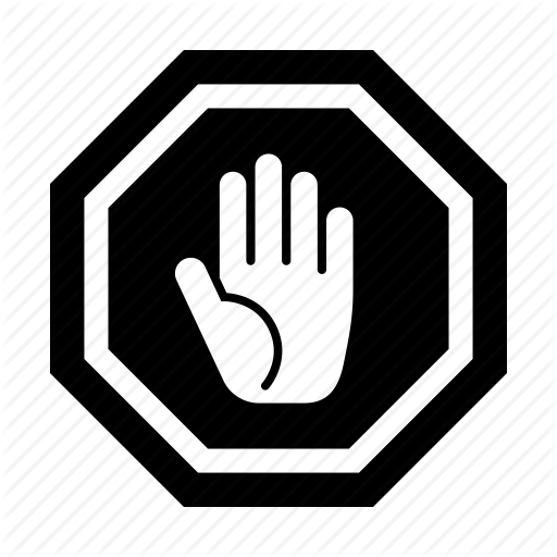 Hand, sign, stop icon | Icon search engine