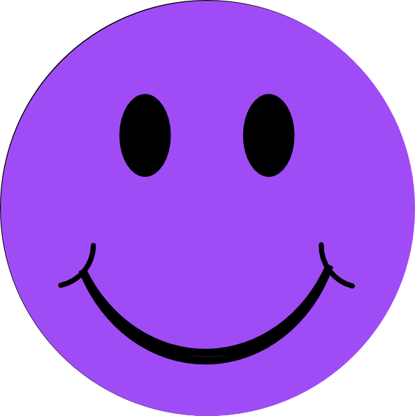 Purple Smiley Face Clipart