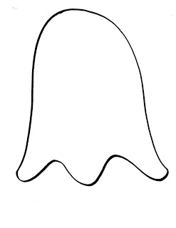 Best Photos of Ghost Outline Printable - Free Ghost Clip Art Black ...