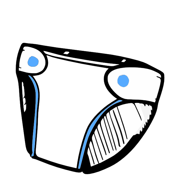 Free clip art diaper clipart - Clipartix