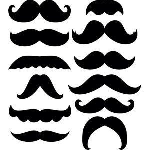 Mustache Template | Printable Photo ...