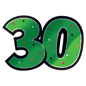 30th Birthday Clipart