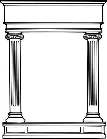 Roman Column Border Vector: AI and EPS Downloads