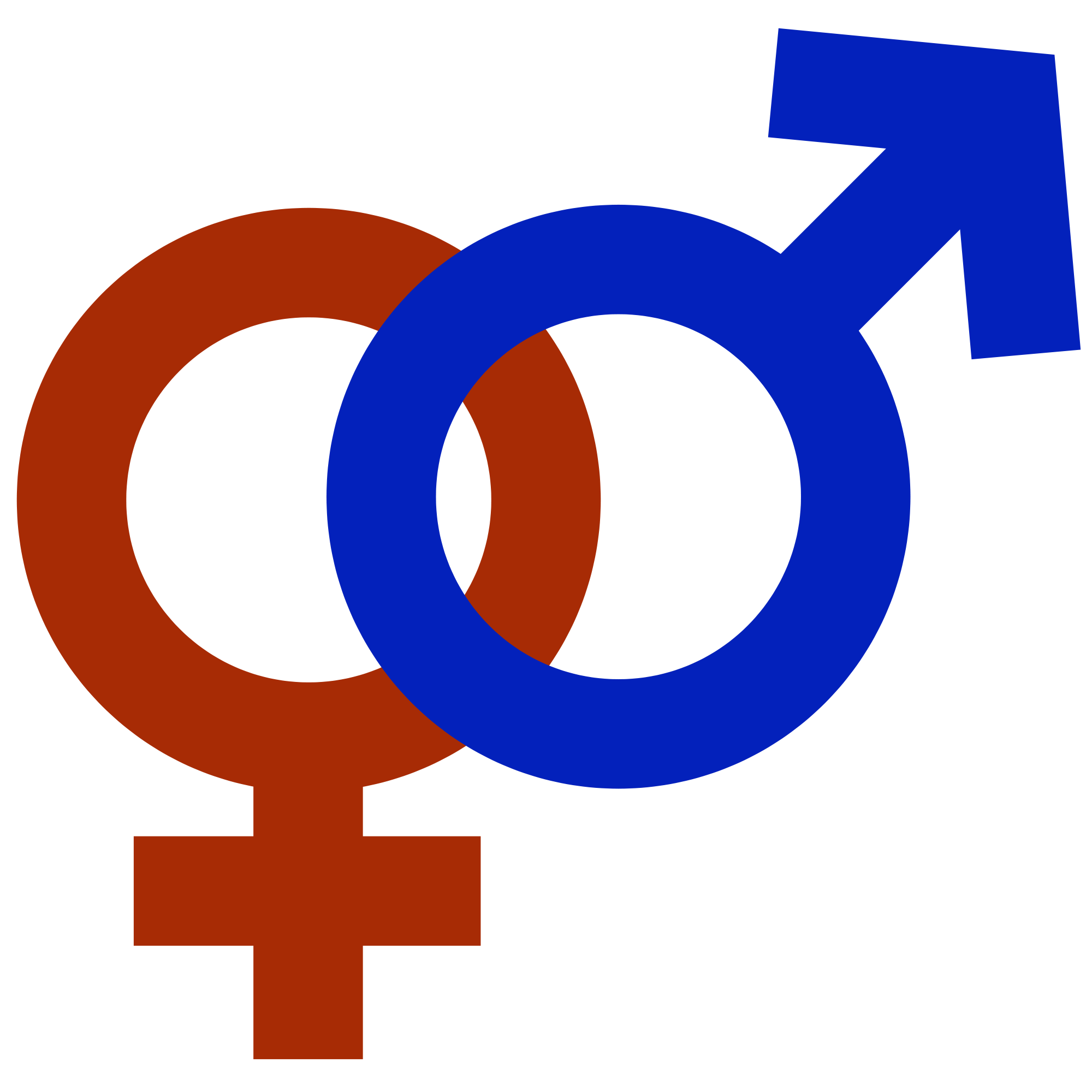 male female symbols - CSCS Study Questions