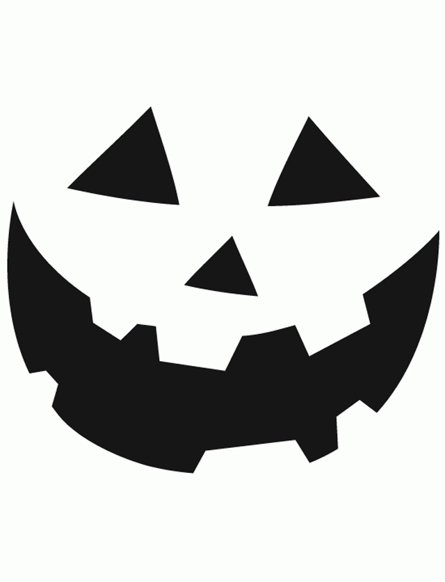 Happy Pumpkin Face Template - ClipArt Best