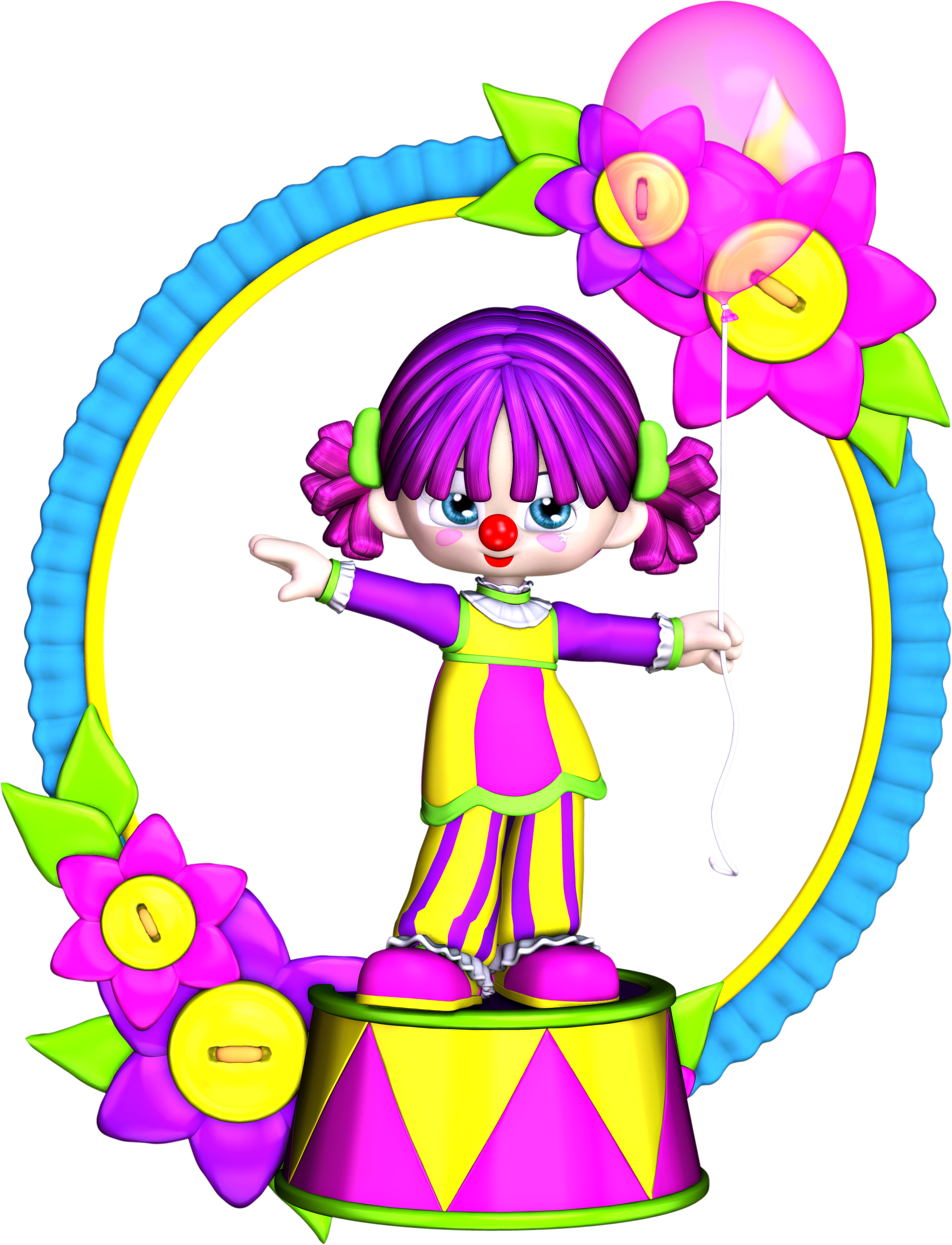 Clown clip art free clipart images 7 - Clipartix