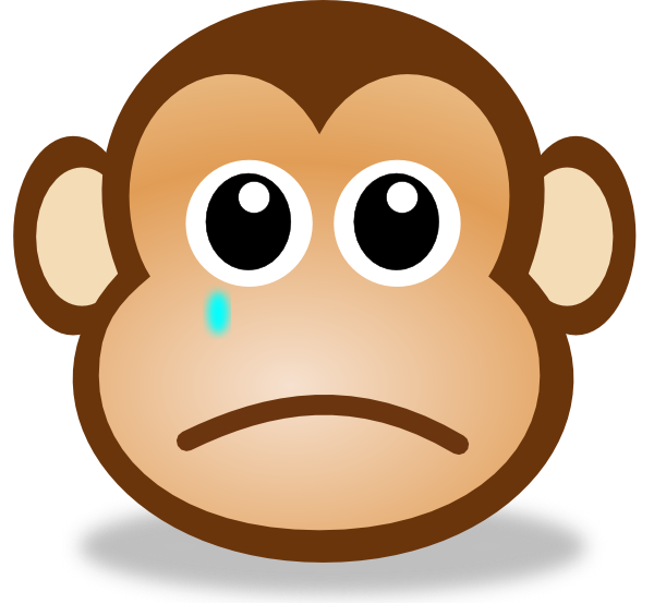 Sad goodbye clipart