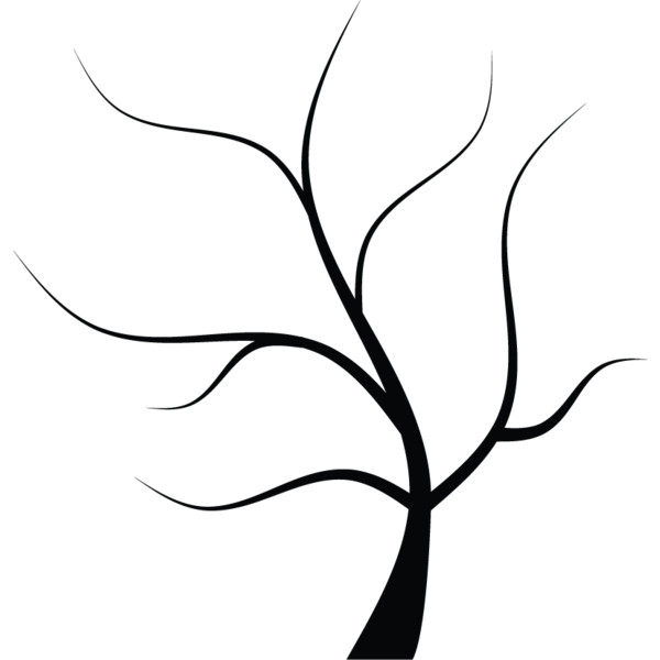 Outlines Of Trees | Free Download Clip Art | Free Clip Art | on ...