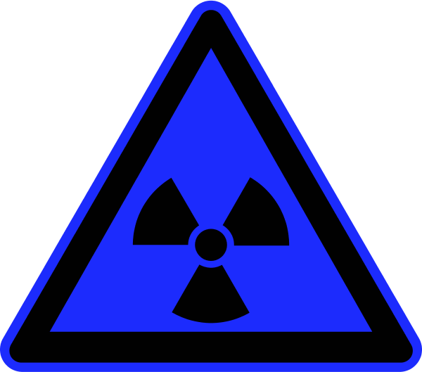 radioactive hazard sign - vector Clip Art
