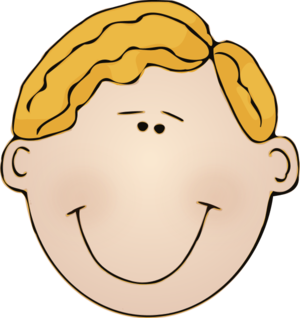 boy smiling happy face - vector Clip Art