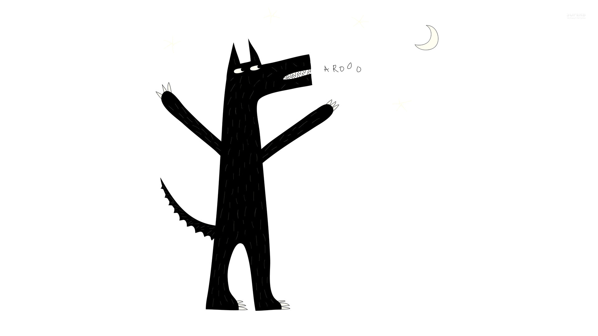 Wolf Howling At The Moon Wallpapers Group (41+)