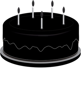 Cake Silhouette Clip Art - photogram