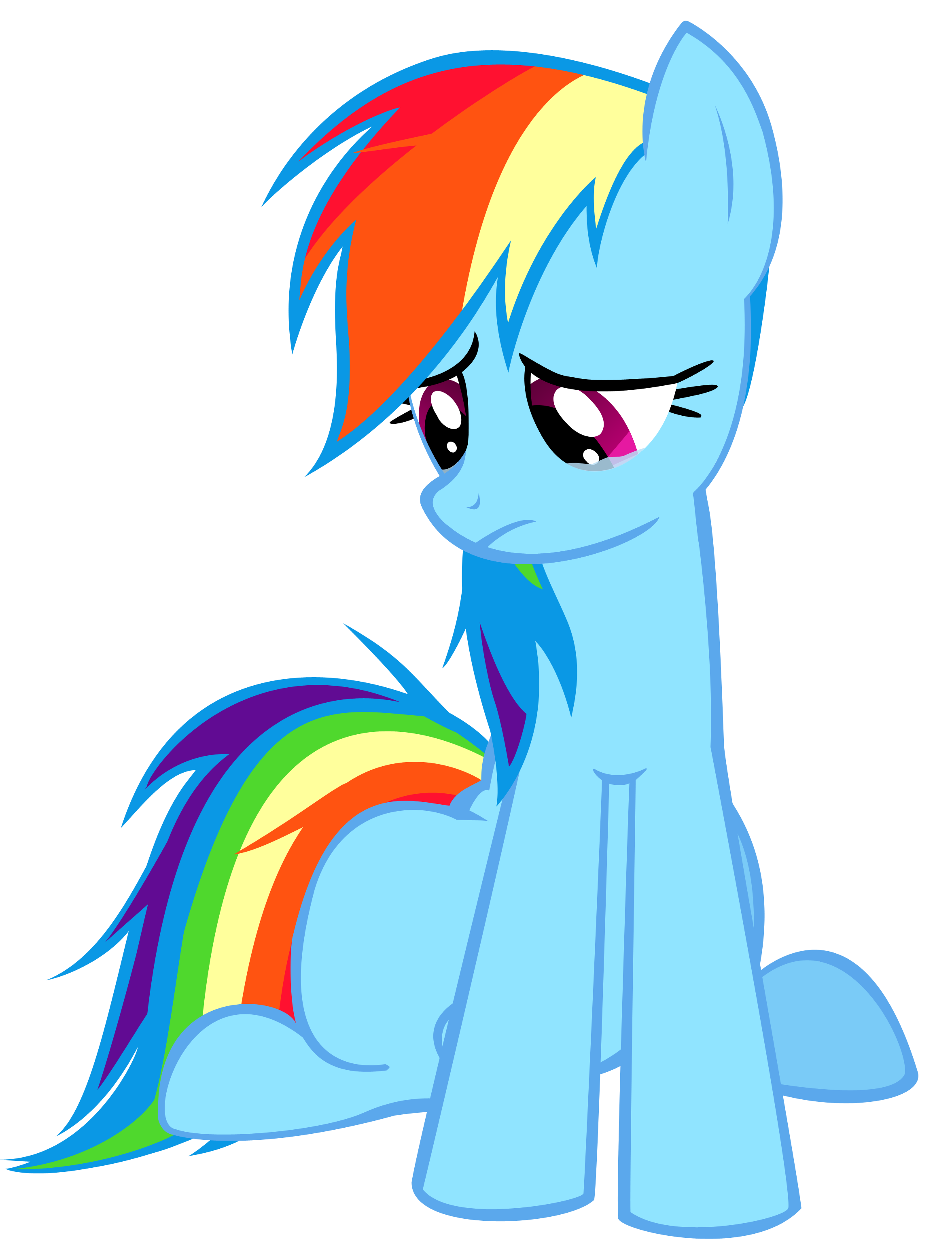 rainbow dash as a wolf by AsheySloths on DeviantArt