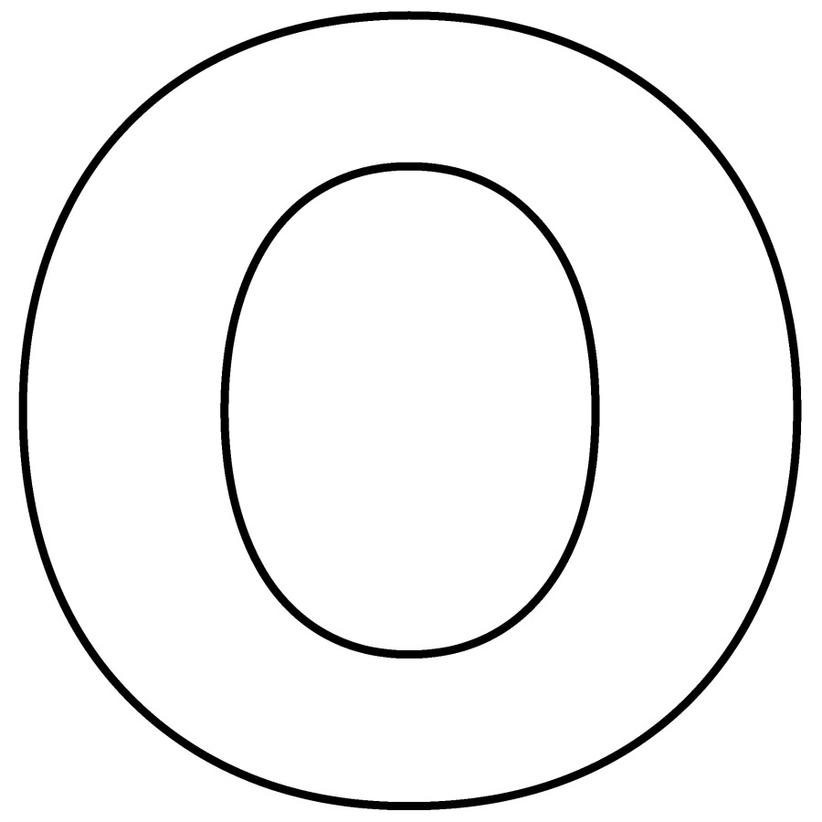 Letter o clipart