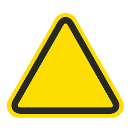 Custom ISO Hazard Symbol Label C1808 - by SafetySign.com