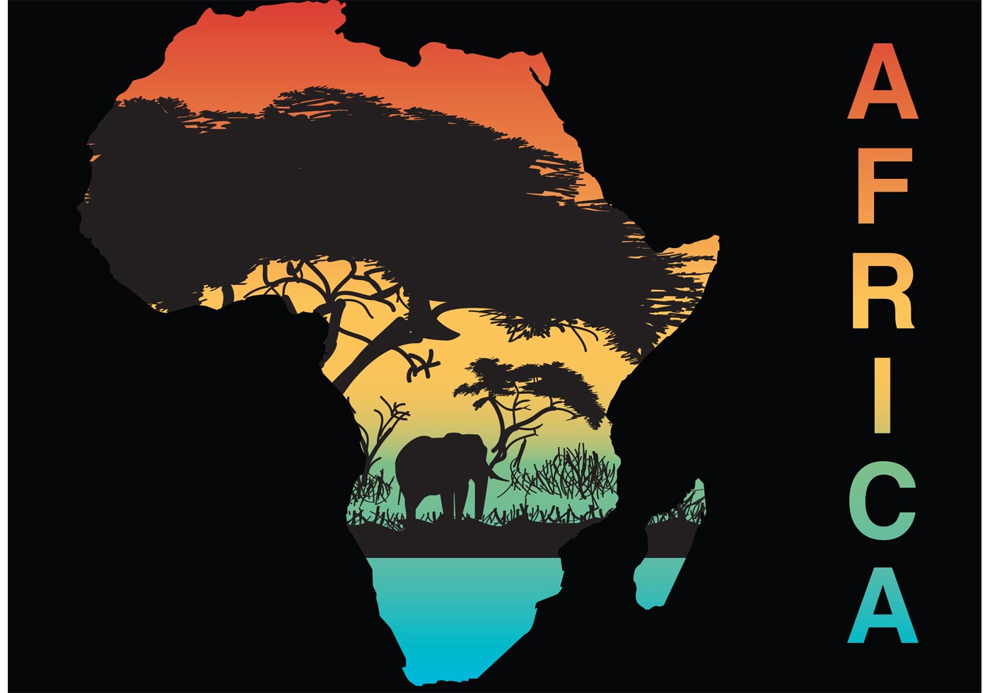 Map Vector of Africa