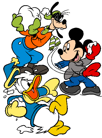 Snowball fight clipart images