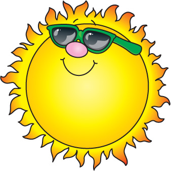 Hot sun clip art