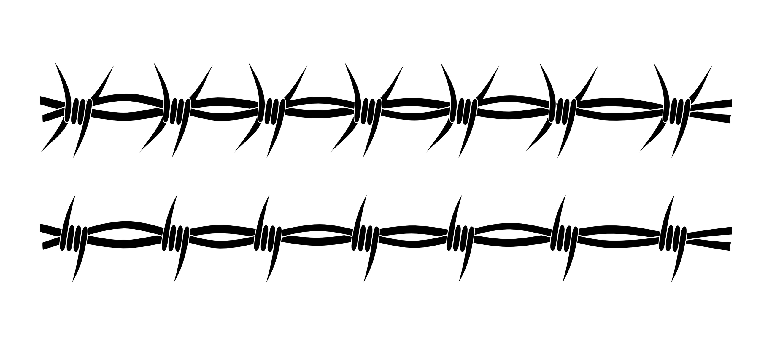 Barbed wire clipart