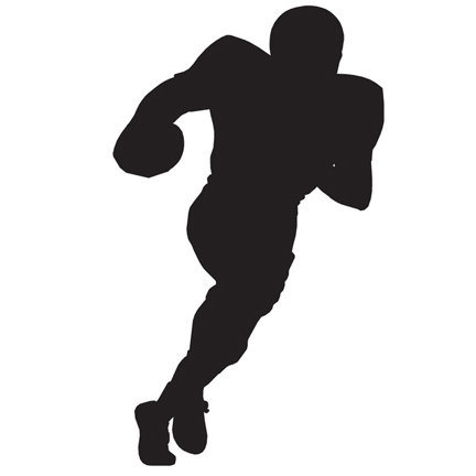 Silhouette Football | Free Download Clip Art | Free Clip Art | on ...