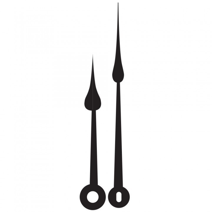 Spade Clock Hands | Rockler Woodworking and Hardware